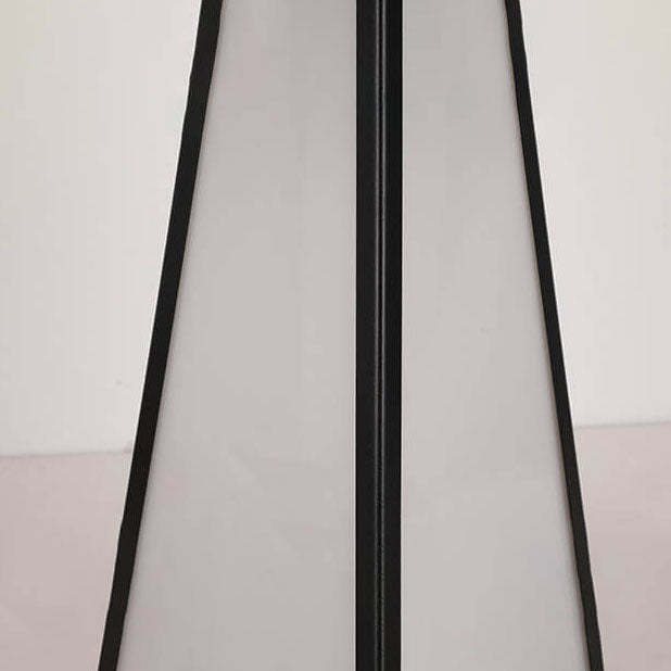 Modern Solar Geometric Column LED Garden Landscape Light