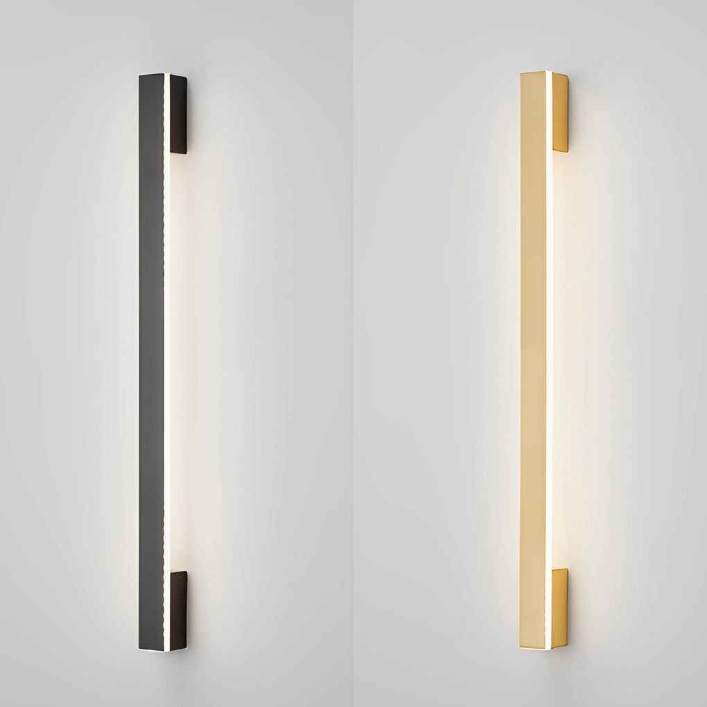 Long Strip Minimalist Three Step Dimming LED Copper Modern Wall Lamp-Lighom