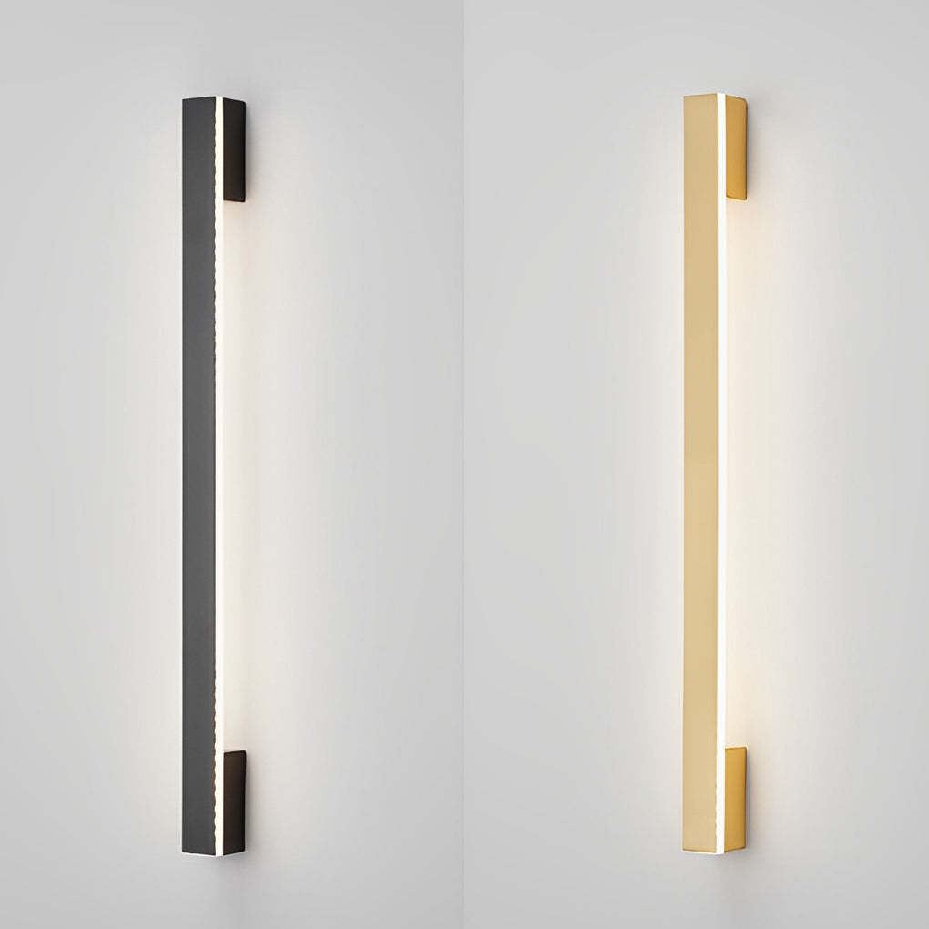 Long Strip Minimalist Three Step Dimming LED Copper Modern Wall Lamp-Lighom