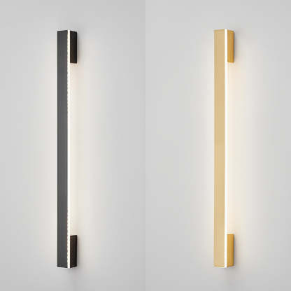 Long Strip Minimalist Three Step Dimming LED Copper Modern Wall Lamp-Lighom