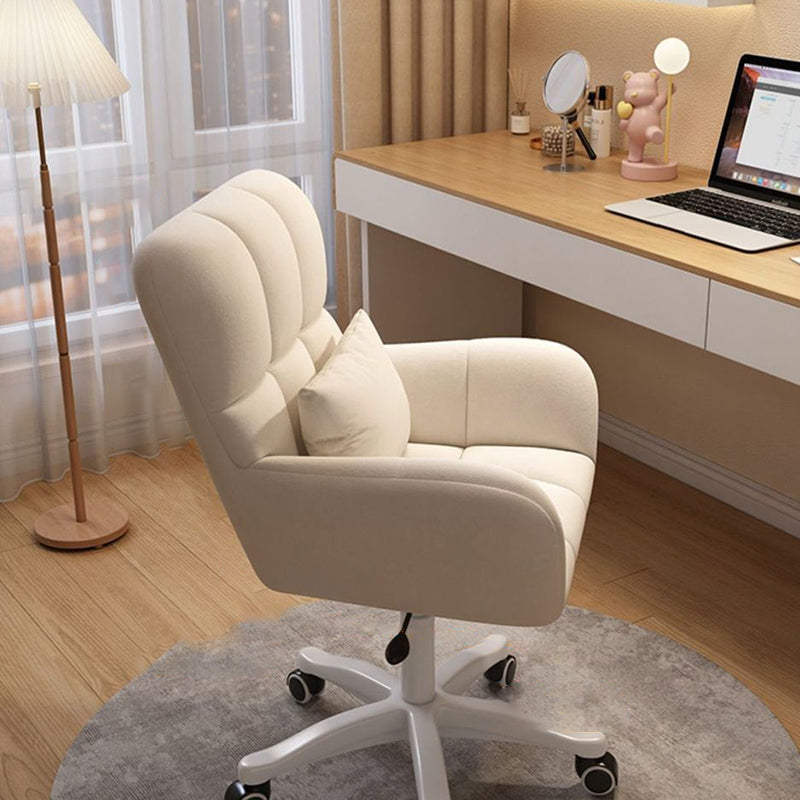 Minimalist Velvet Cotton Nylon Desk Chair