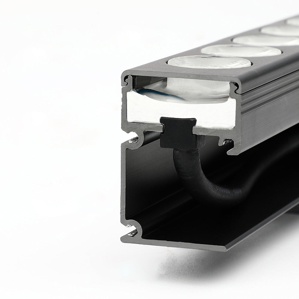 Aluminum Linear LED Outdoor Wall Washer Lights with Rotatable Bracket Architectural Lighting-Lighom