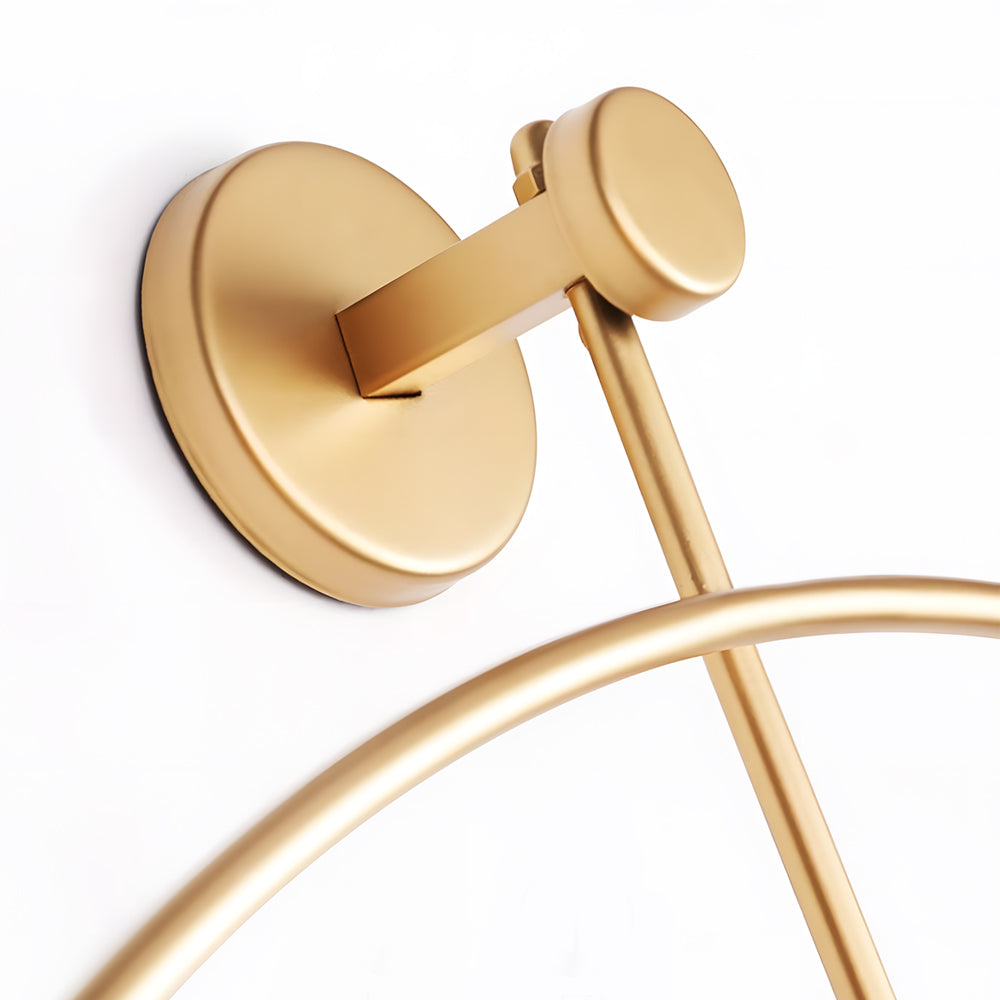 Round Metal Battery Operated LED Flower Wall Clock-Lighom