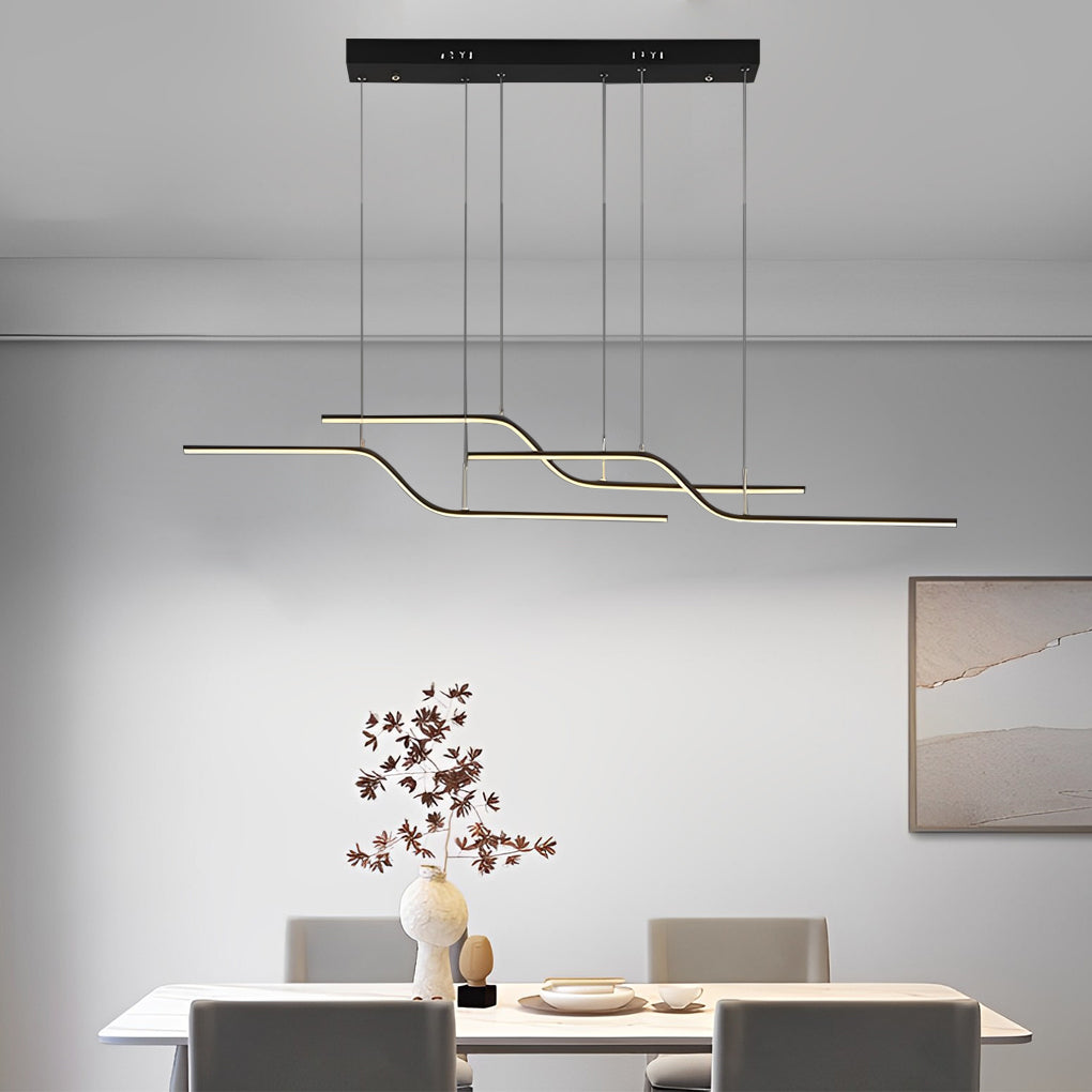 Z-Shape Smart Dimmable Remote Nordic Chandelier