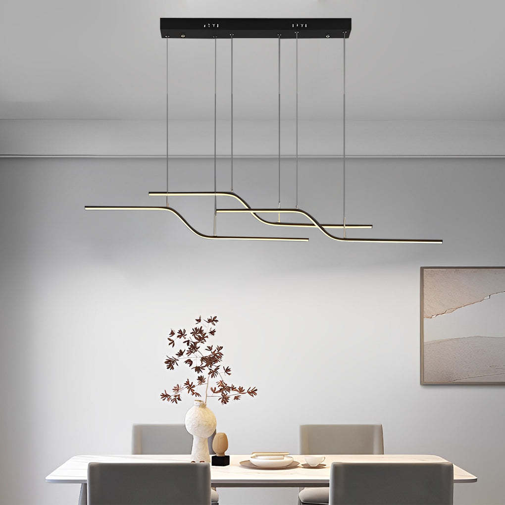 Z-Shape Smart Dimmable Remote Nordic Chandelier