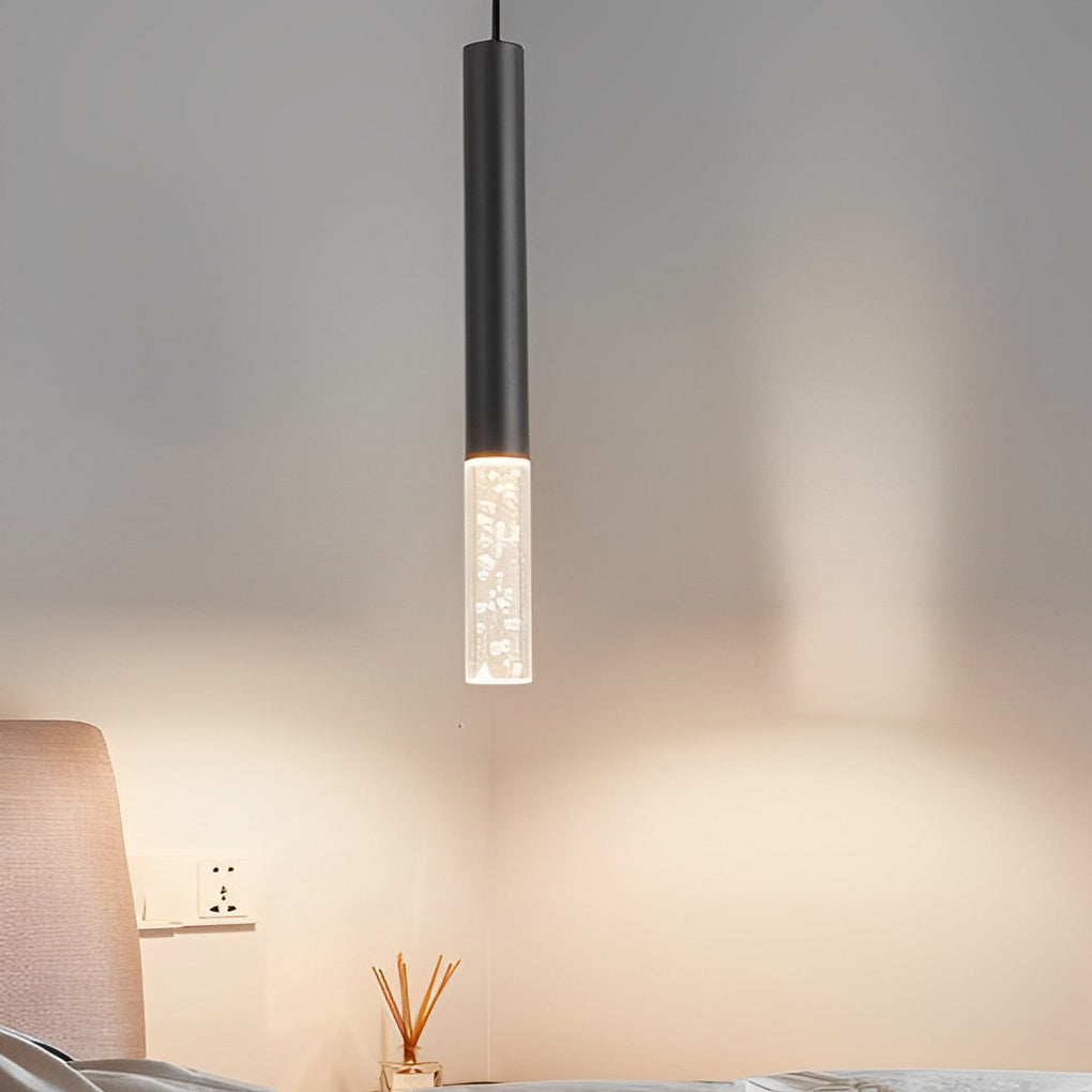 Minimalist LED Black Nordic Kitchen Island Pendant
