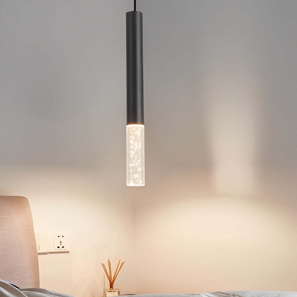 Minimalist LED Black Nordic Kitchen Island Pendant