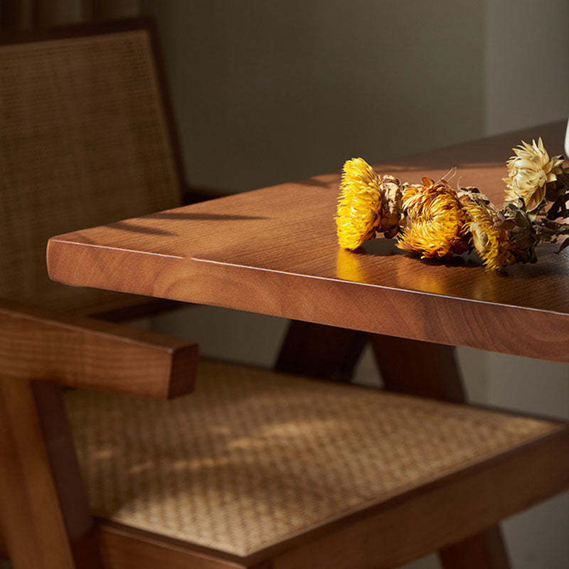 Minimalist Cross Wood Coffee Table