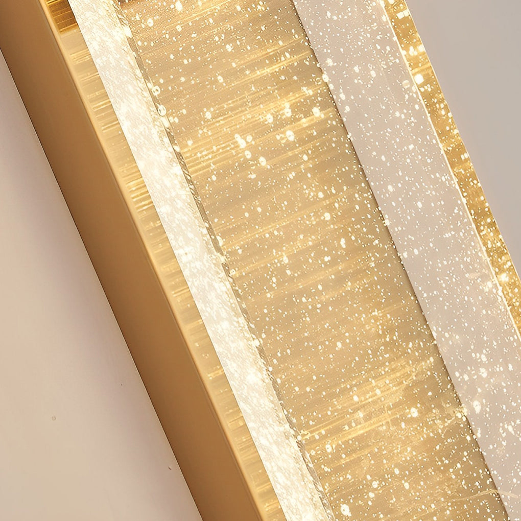 Crystal Bubbles Strip Three Step Dimming Post-Modern LED Wall Light Fixture-Lighom