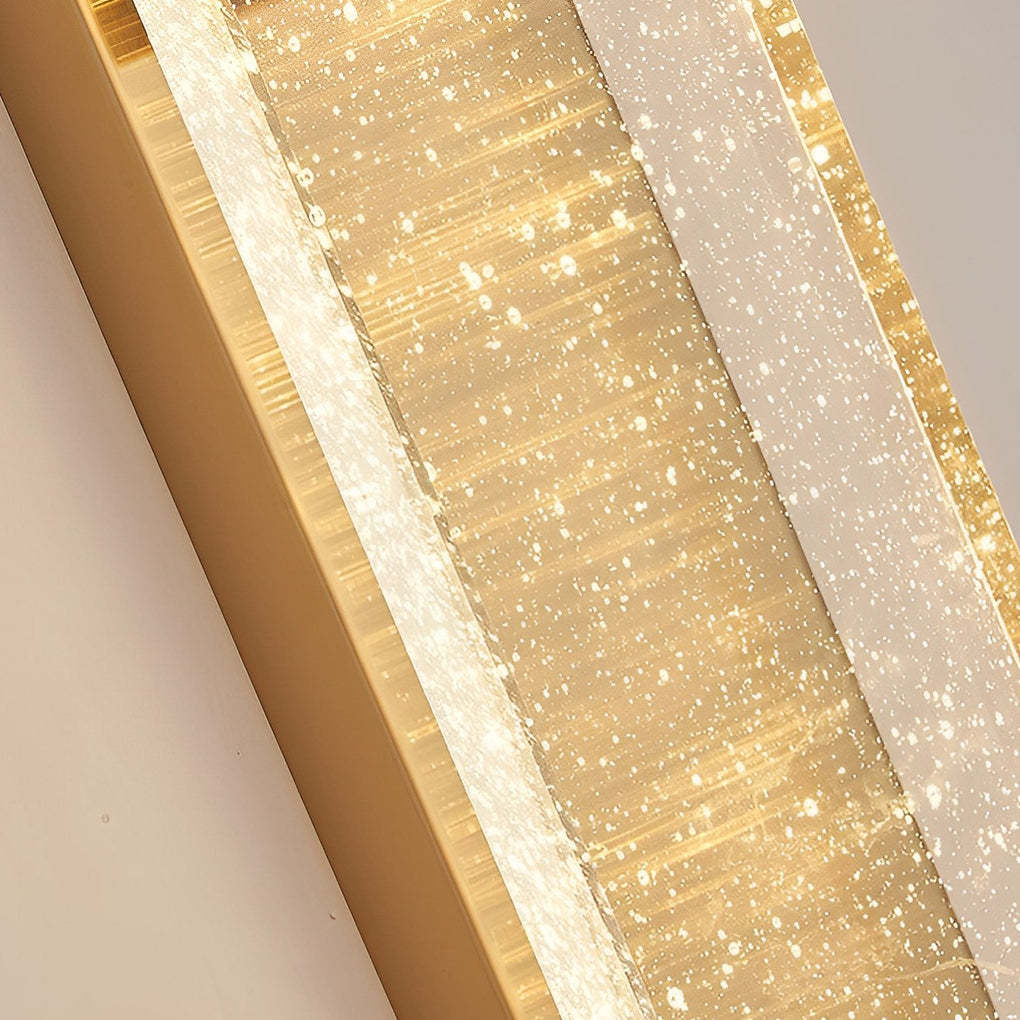 Crystal Bubbles Strip Three Step Dimming Post-Modern LED Wall Light Fixture-Lighom
