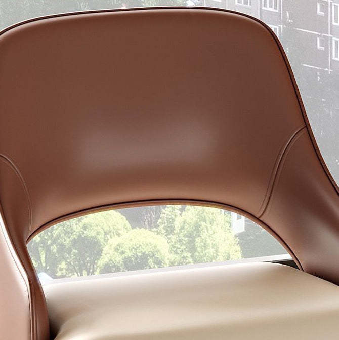 Lighom minimalist stainless red dining chairs & benches in leather steel