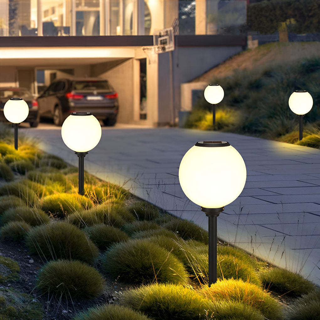 Adjustable Solar Round Ball Pathway Light