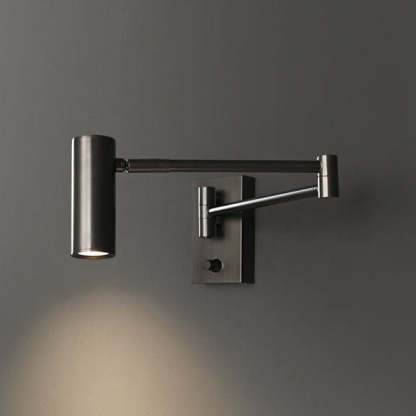 Nordic Copper Rotatable Reading LED Sconce