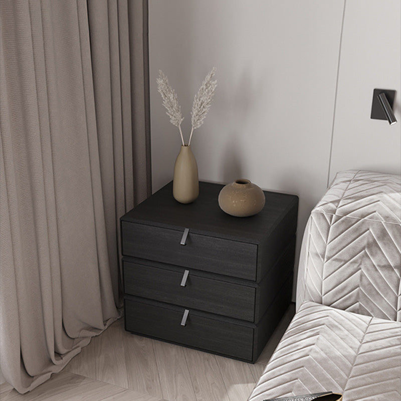 Nordic Wood Rotatable 3-Drawer Nightstand