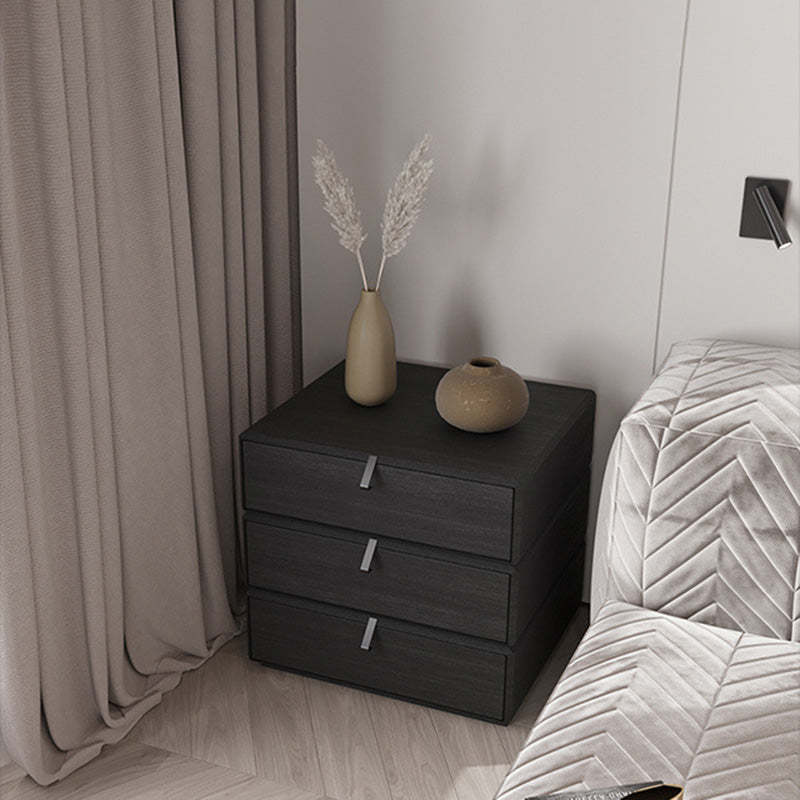 Nordic Wood Rotatable 3-Drawer Nightstand