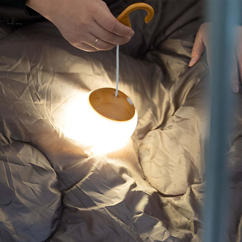 Round LED Dimmable USB Rechargeable Modern Portable Camping Lights-Lighom