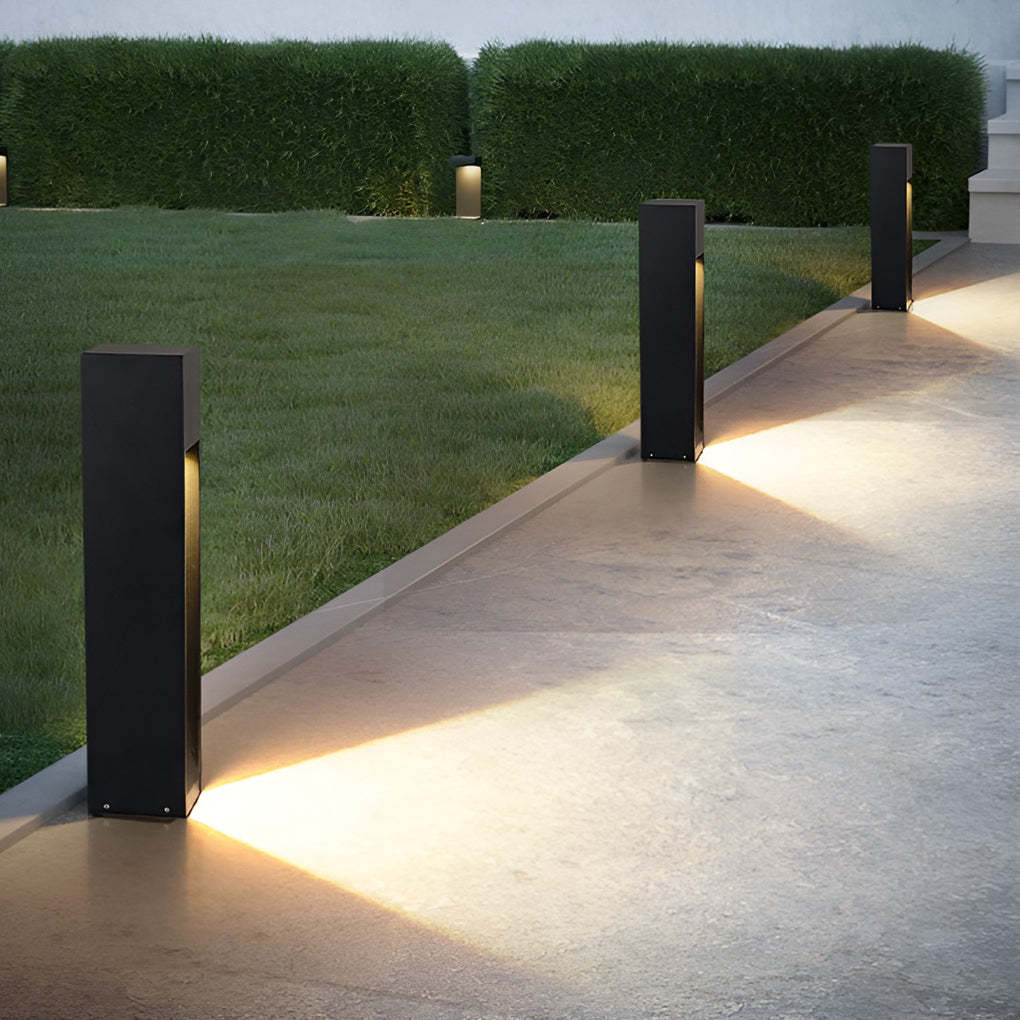 Industrial Rectangular LED Pathway Light 5W Waterproof Fixture with Open Slide Illumination-Lighom