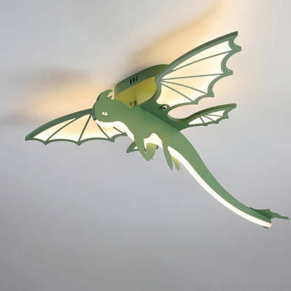 Contemporary Acrylic Dinosaur Ceiling Light