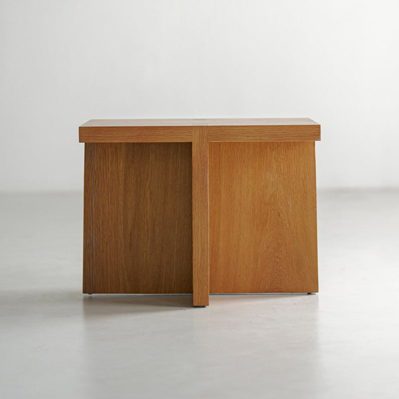 Japanese White Oak 3-Leg Side Table