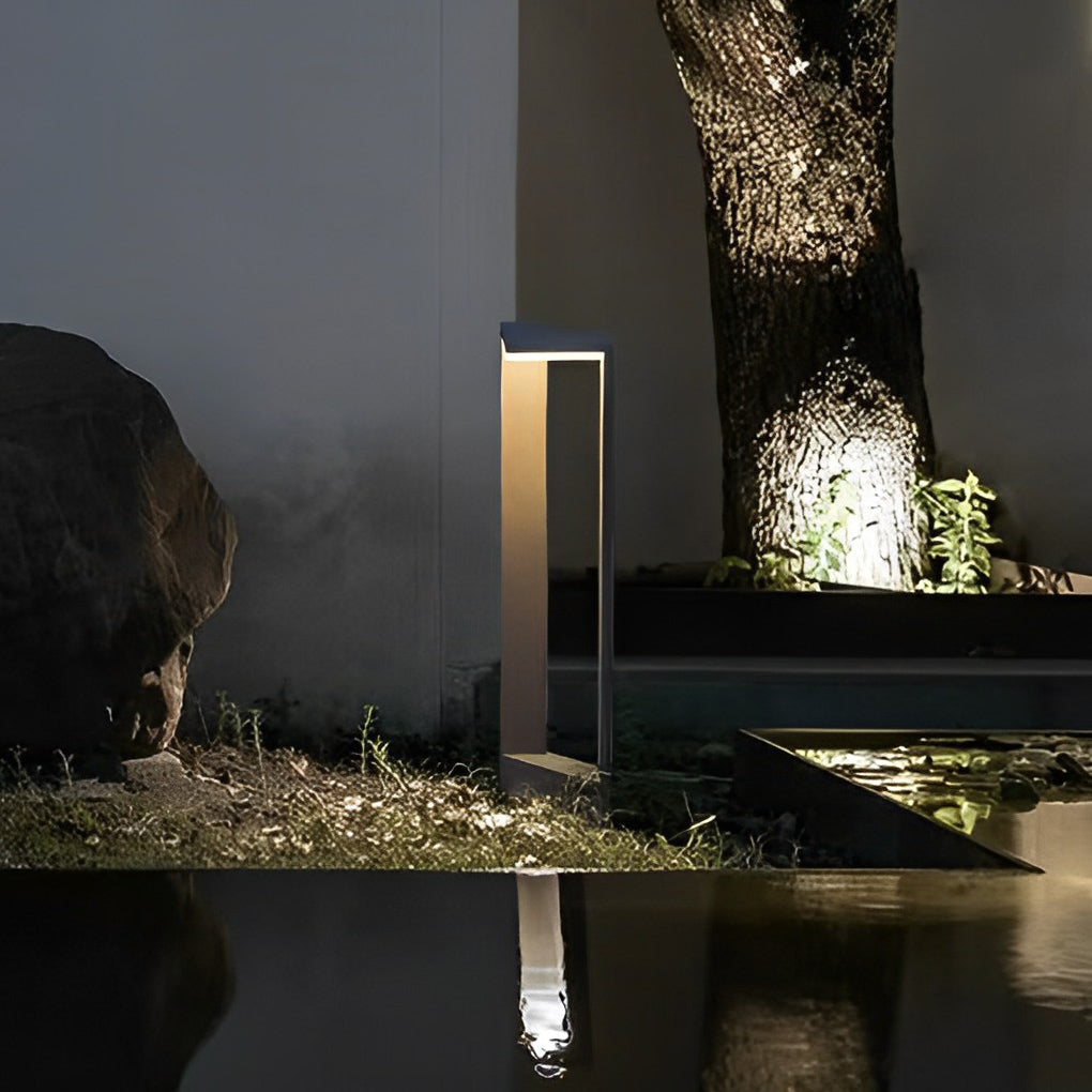 Sleek Linear 12W LED Pathway Light Minimalist Outdoor Landscape Lamp-Lighom