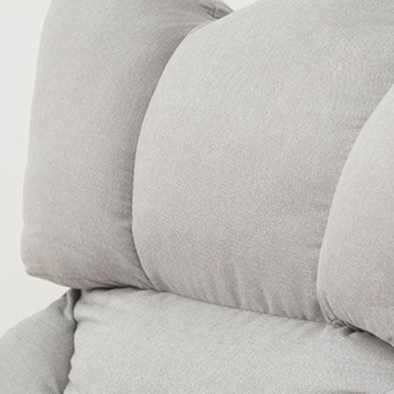 Modern Upholstered Wood Adjustable Accent Chair — Dark Gray