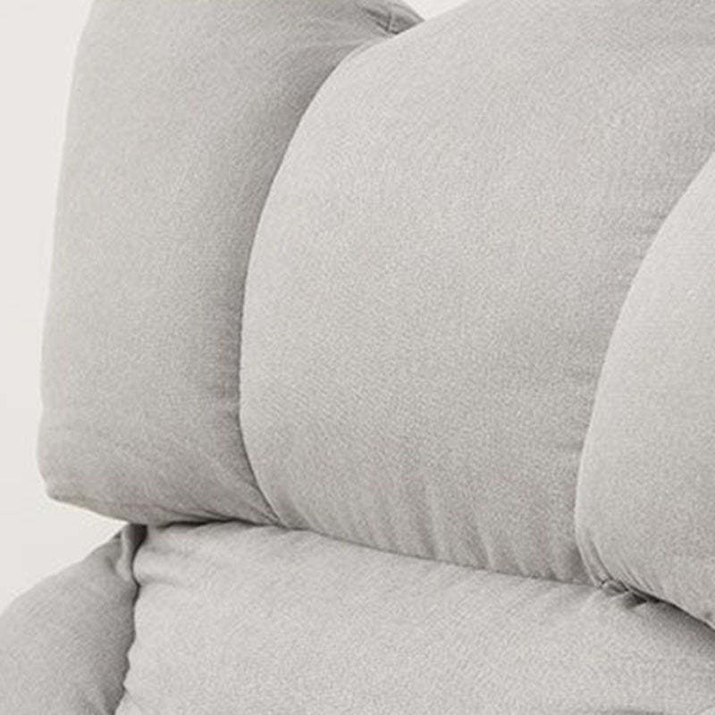 Modern Upholstered Wood Adjustable Accent Chair — Dark Gray