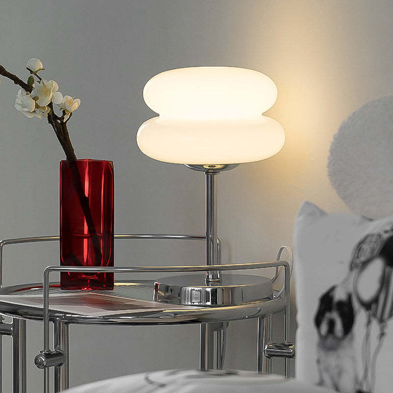 USB Glass Burger Warm Modern Table Lamp
