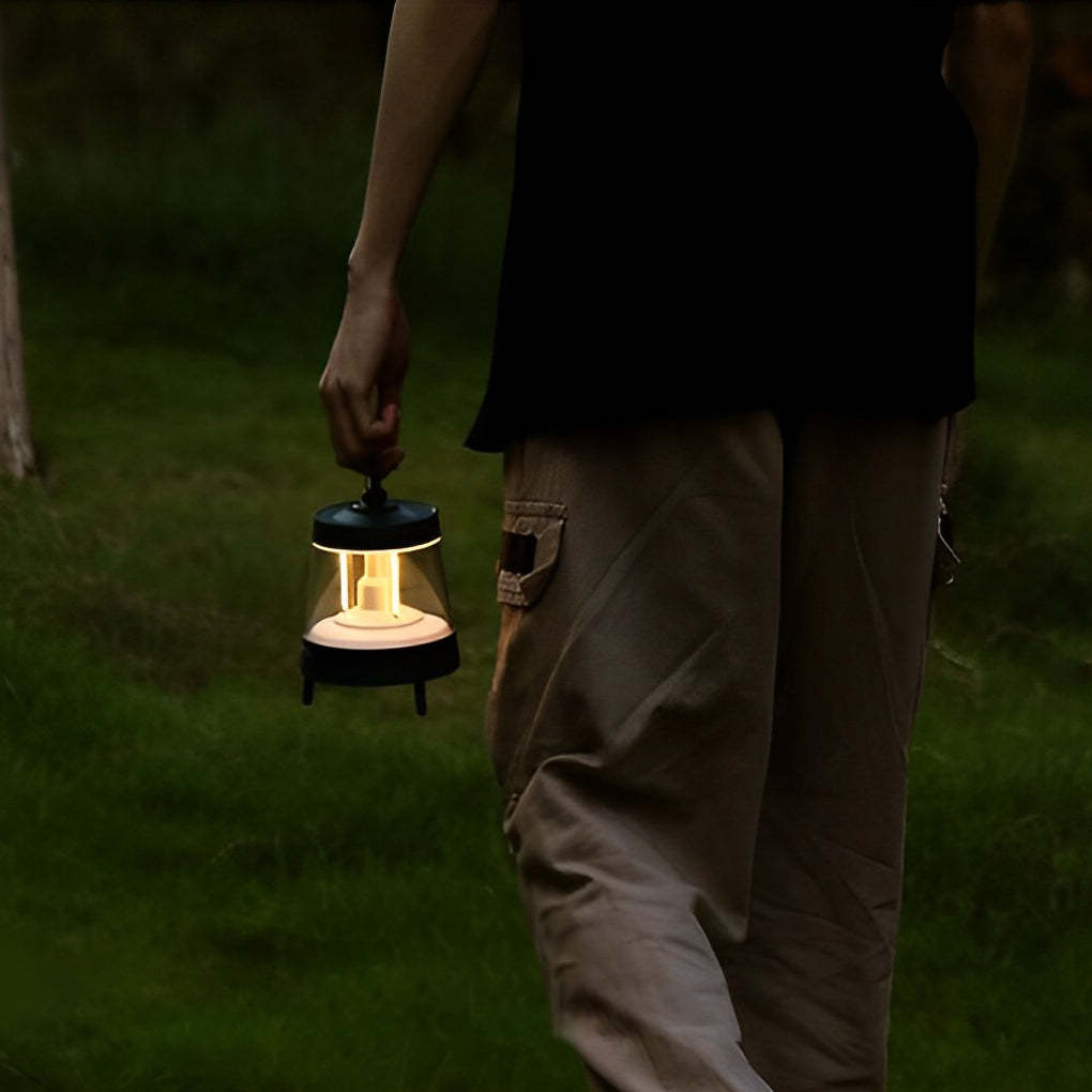 Waterproof USB 5V Rechargeable LED Dimmable Green Modern Camping Lights-Lighom