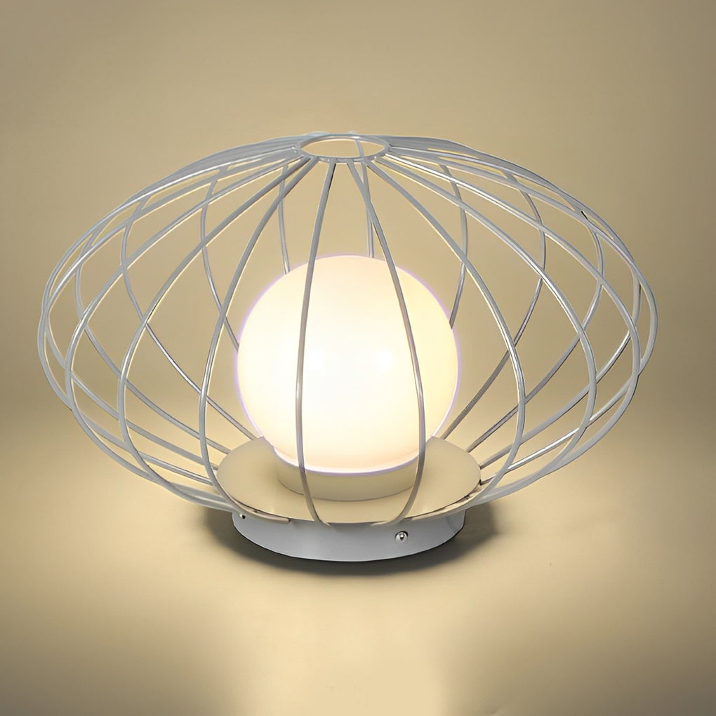 Mushroom Cage Shape LED Waterproof Modern Lawn Lamp Outdoor Lights-Lighom