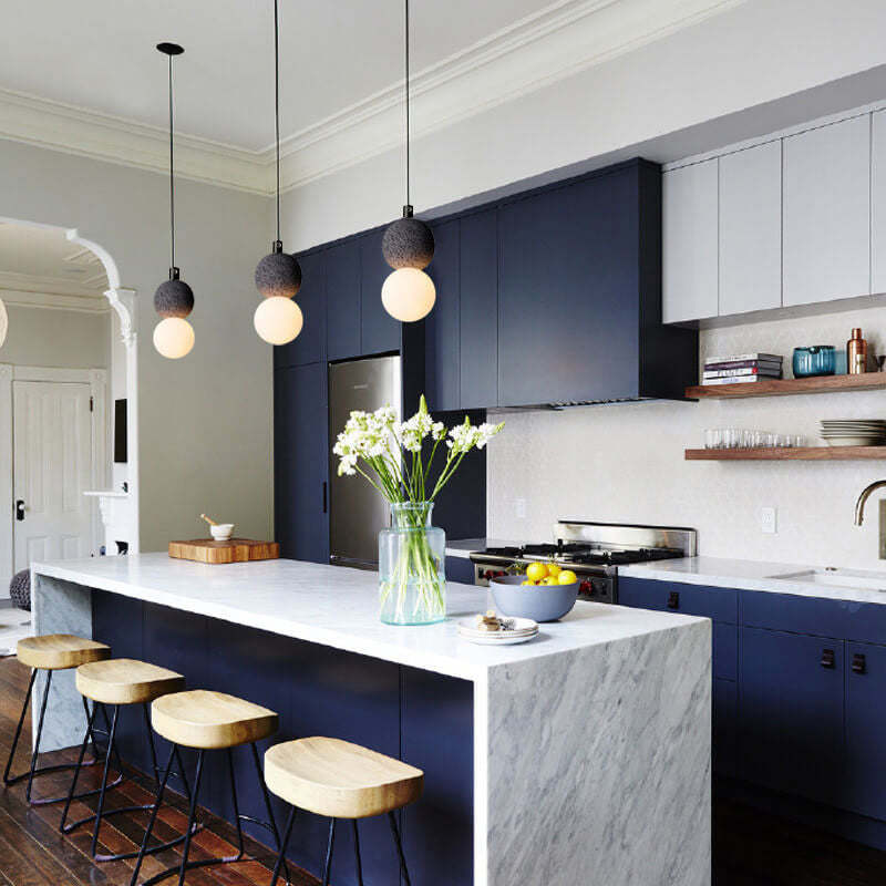 Scandinavian Orb Terrazzo Pendant Light