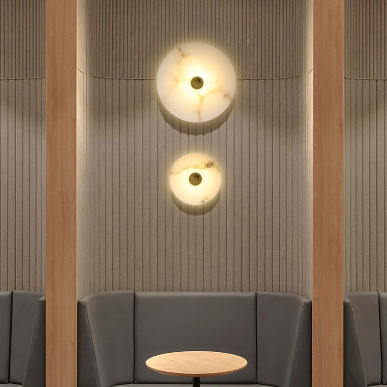Modern Luxury Marble Iron LED Sconce
