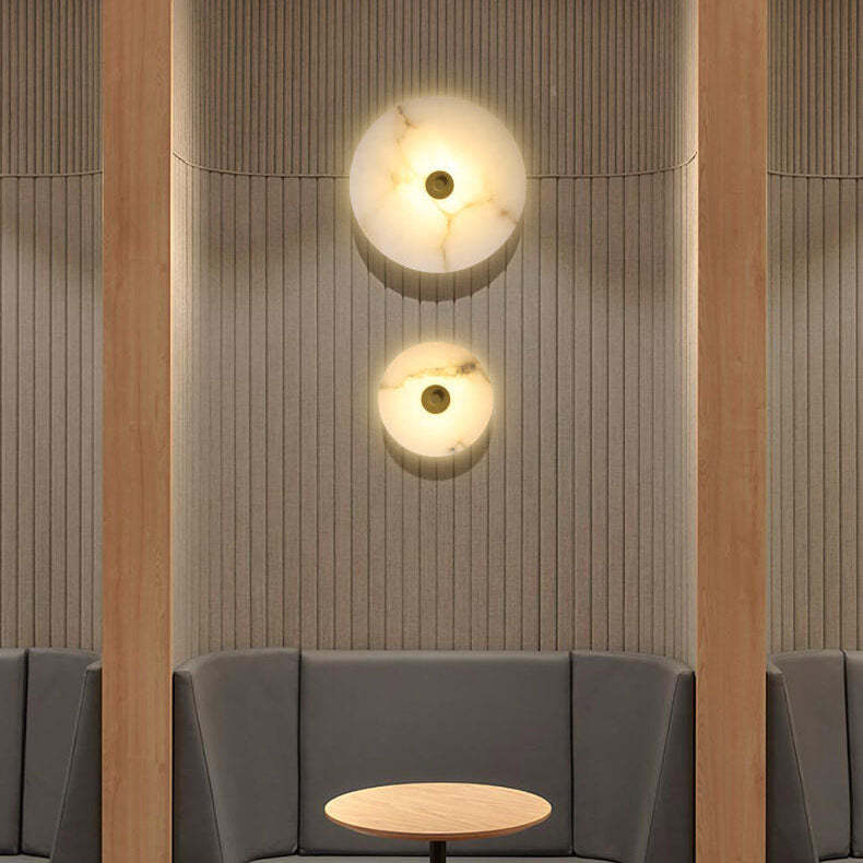 Modern Luxury Marble Iron LED Sconce