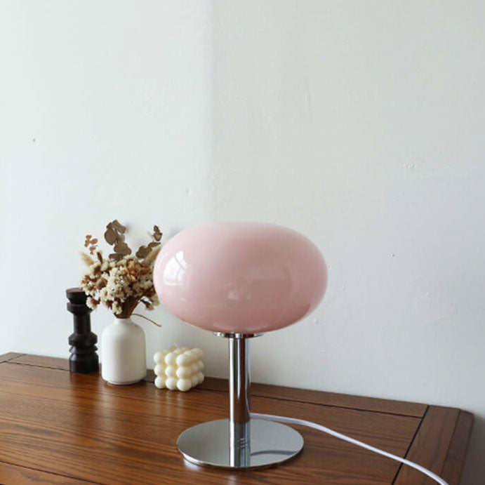 Yellow nordic round table lamps — 220V-240V (UK/AU)