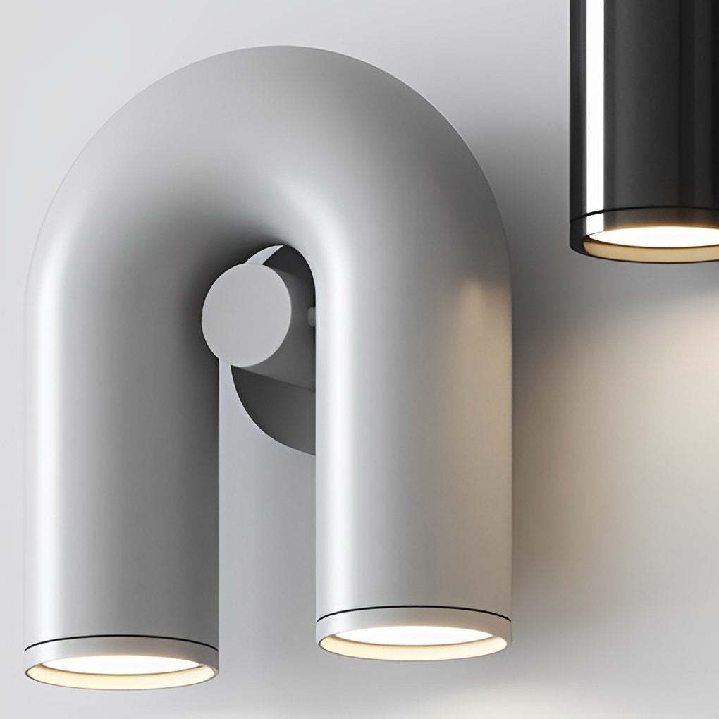 Rotatable U-Shaped Water Pipe LED Nordic Wall Lamp Wall Sconces Lighting-Lighom