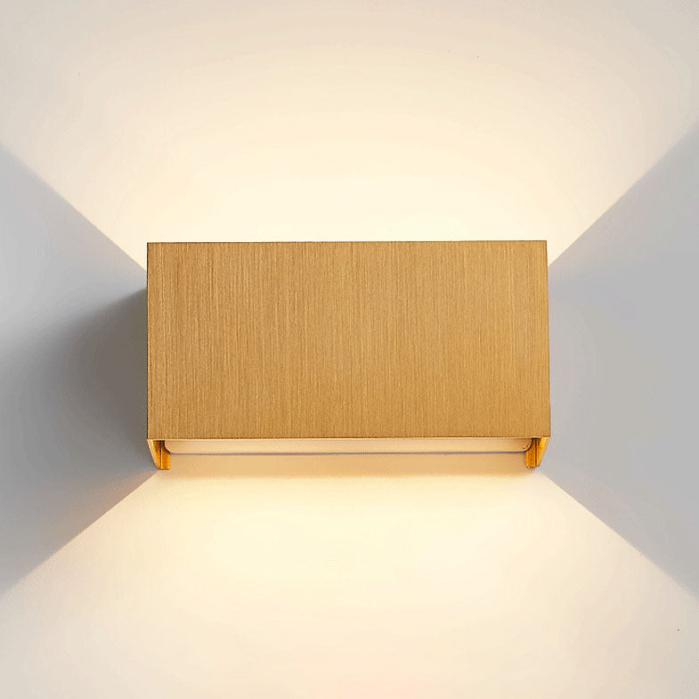 Nordic Aluminum Square Beam Reading Wall Sconce