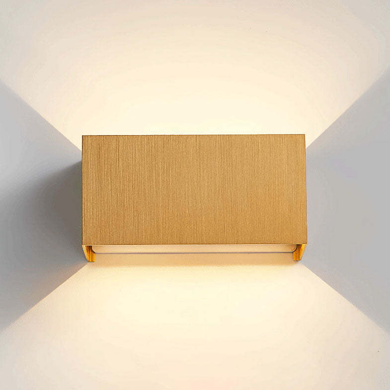 Nordic Aluminum Square Beam Reading Wall Sconce