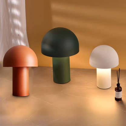 Touch-Control Dome Mushroom Frosted Ambient Table Lamp-Lighom