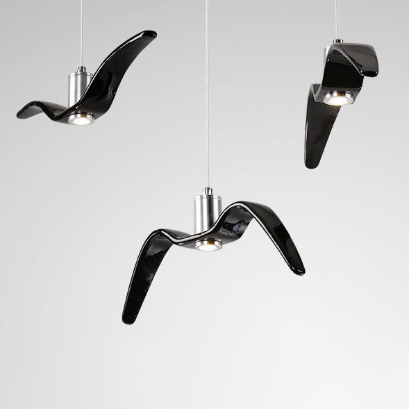 Nordic Wrought Iron Seagull LED Pendant Light