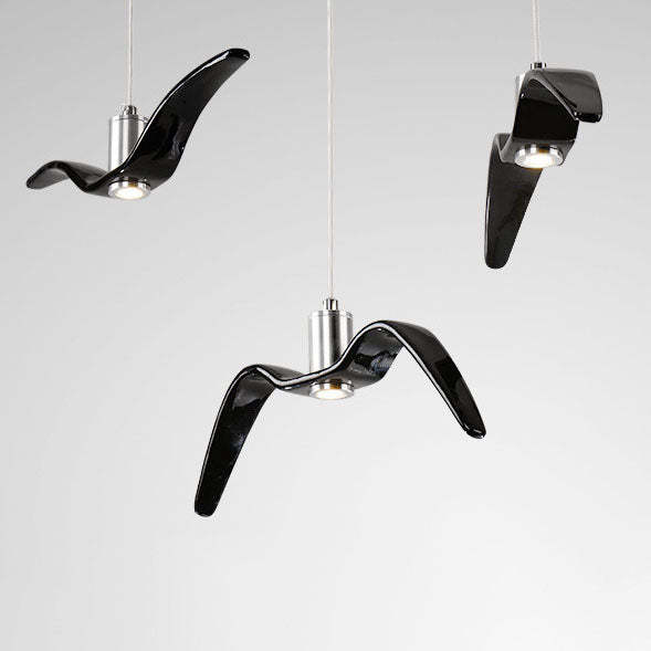 Nordic Wrought Iron Seagull LED Pendant Light