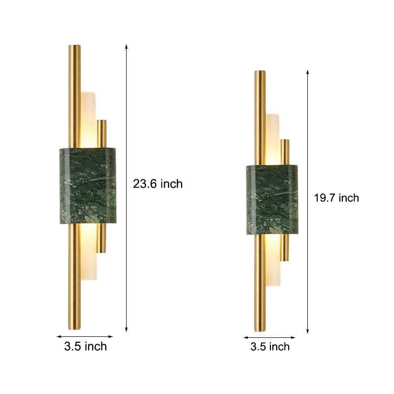 Strips Marbles Creative Luxury Postmodern LED Wall Lights Fixture Wall Lamp-Lighom