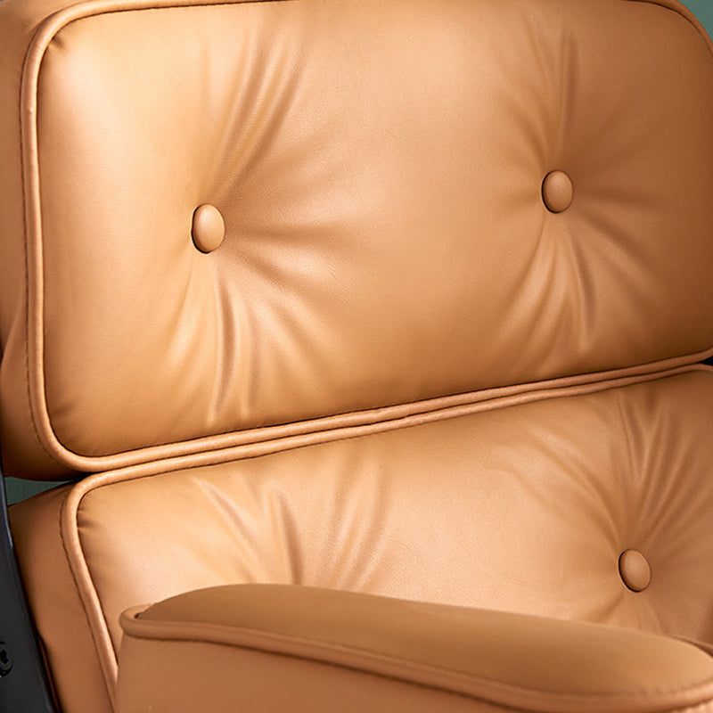 Minimalist Upholstered Leather Desk Chair