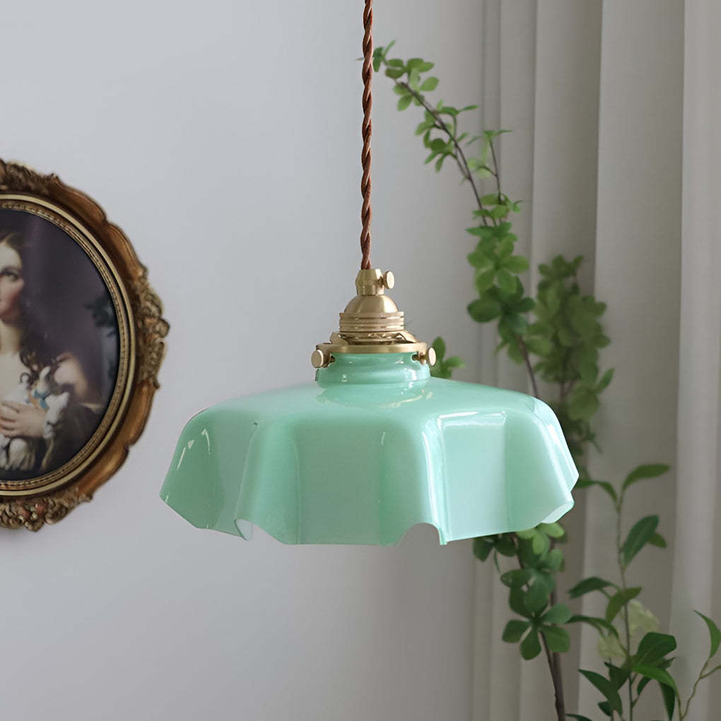 Round Glass LED Nordic Island Pendant