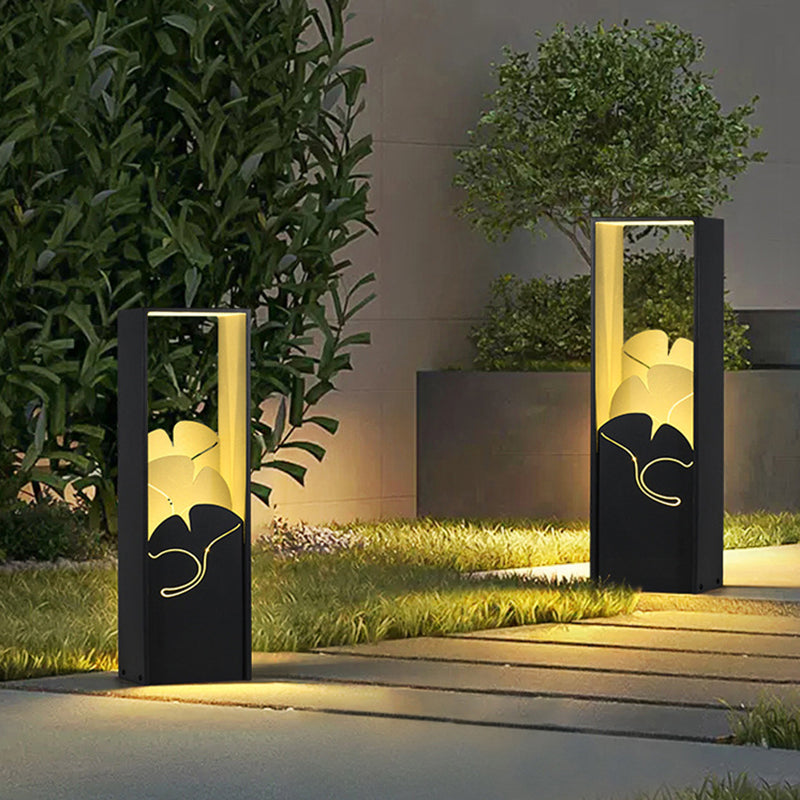 Industrial LED Post Lamp Lawn Landscape Light — 110V-120V For US/CA / Warm Light (3000K)