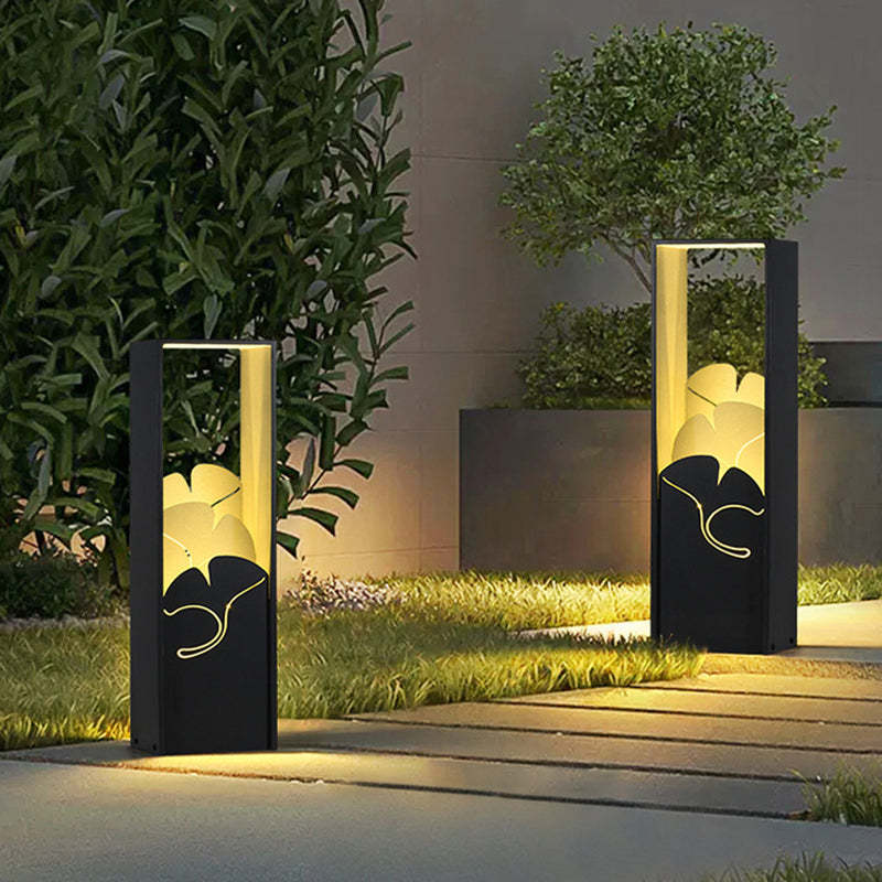 Industrial LED Post Lamp Lawn Landscape Light — 110V-120V For US/CA / Warm Light (3000K)