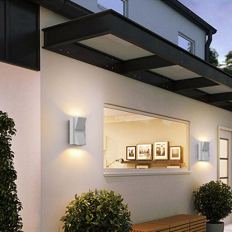 Rectangular up and down Lighting LED Creative Modern Wall Lights Fixture-Lighom