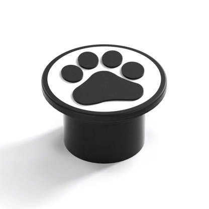 Modern Cat Paw Print LED Recessed Lights for Decks and Gardens-Lighom