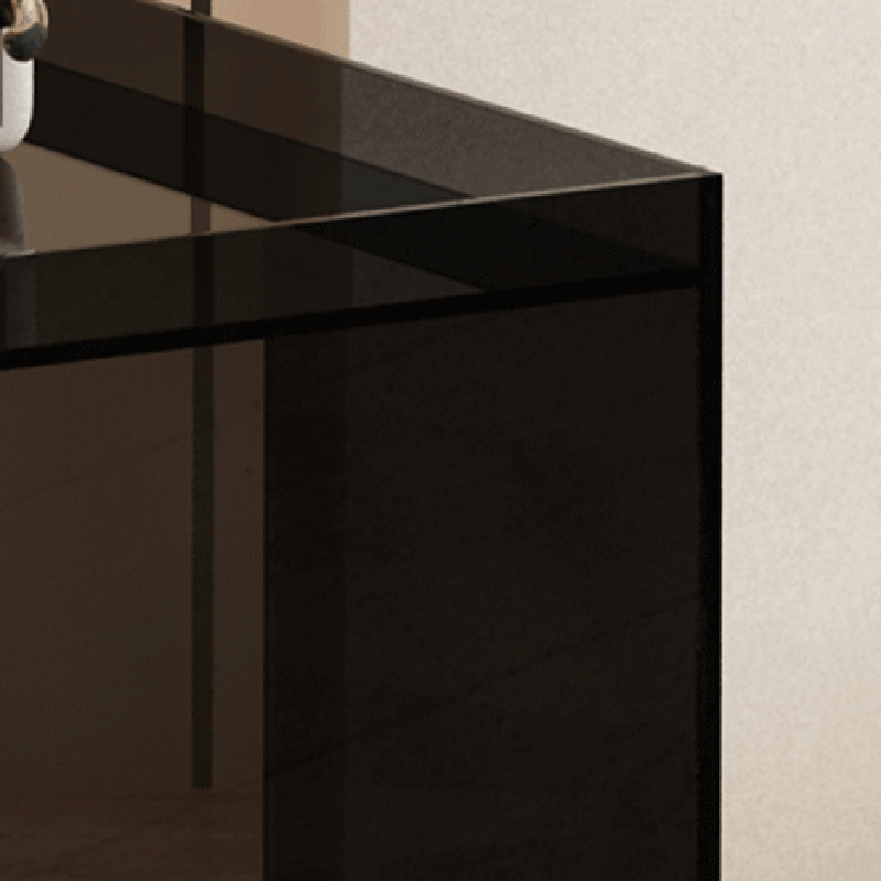 Minimalist Acrylic 3-Tier Square End Table