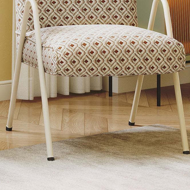 Scandinavian Cushion Steel Accent Chair — C - Bule