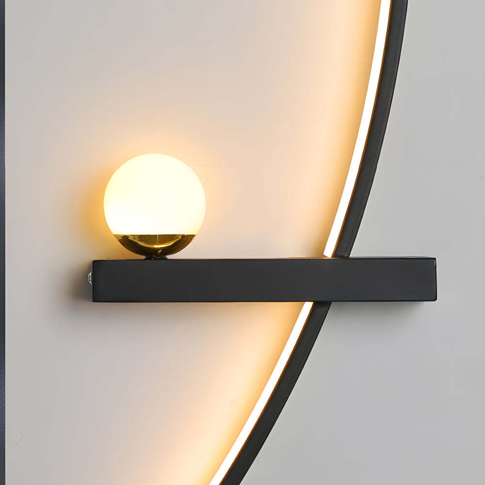 Curved Strip Dimmable LED Wall Sconce — Right / 3 Step Dimming