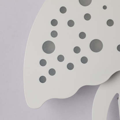 Cartoon Jellyfish White Modern LED Wall Sconce